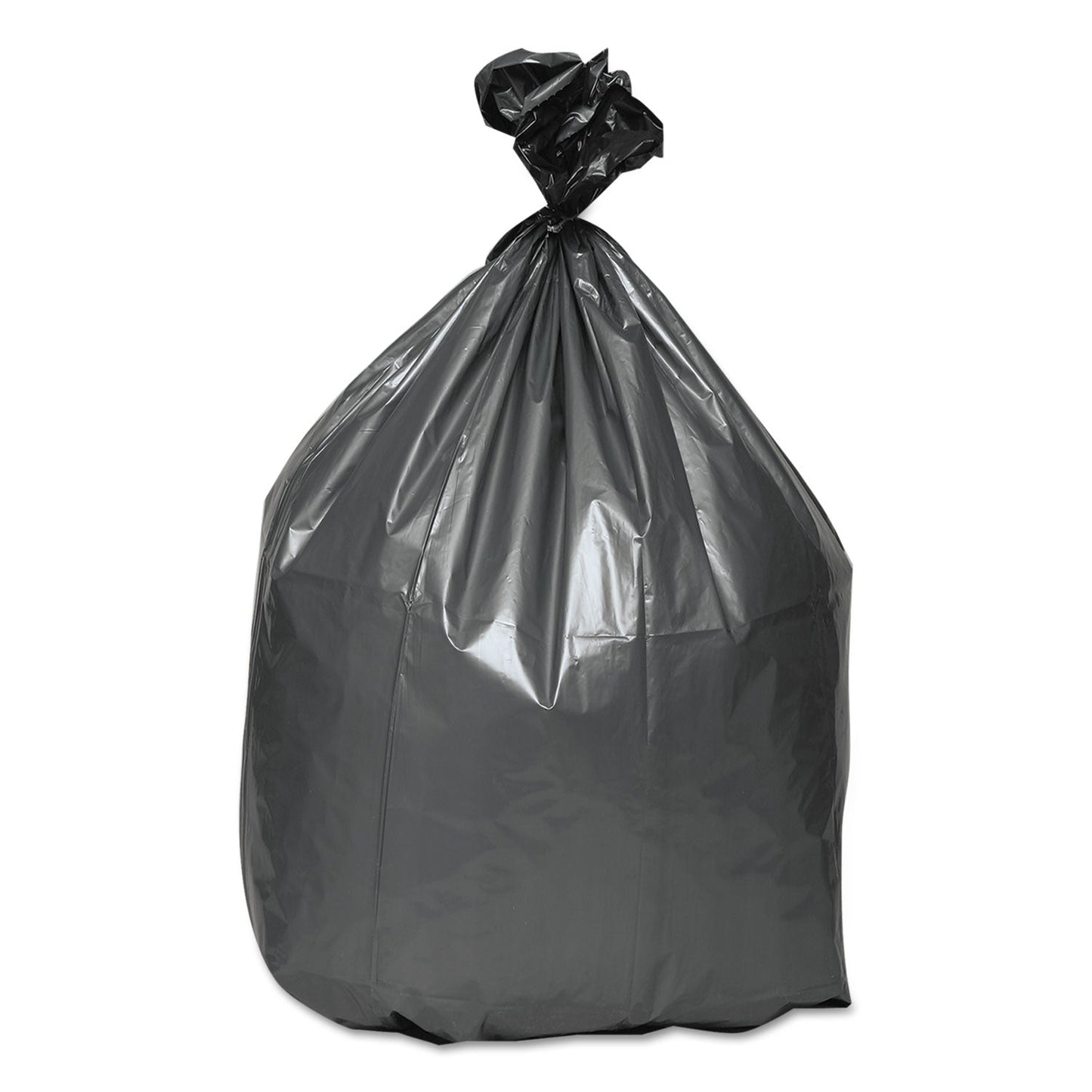 Platinum Plus Can Liners, 33 gal, 1.35 mil, 33" x 40", Gray, 50/Carton