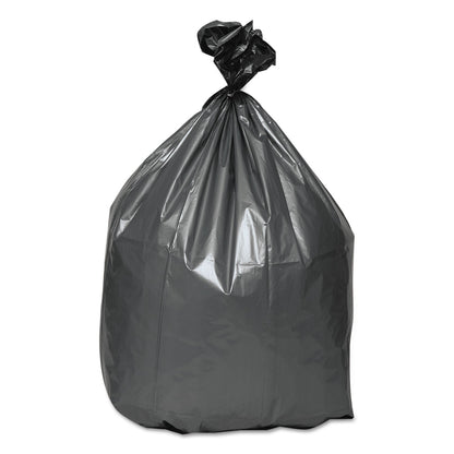 Platinum Plus Can Liners, 45 gal, 1.55 mil, 39" x 46", Gray, 50/Carton