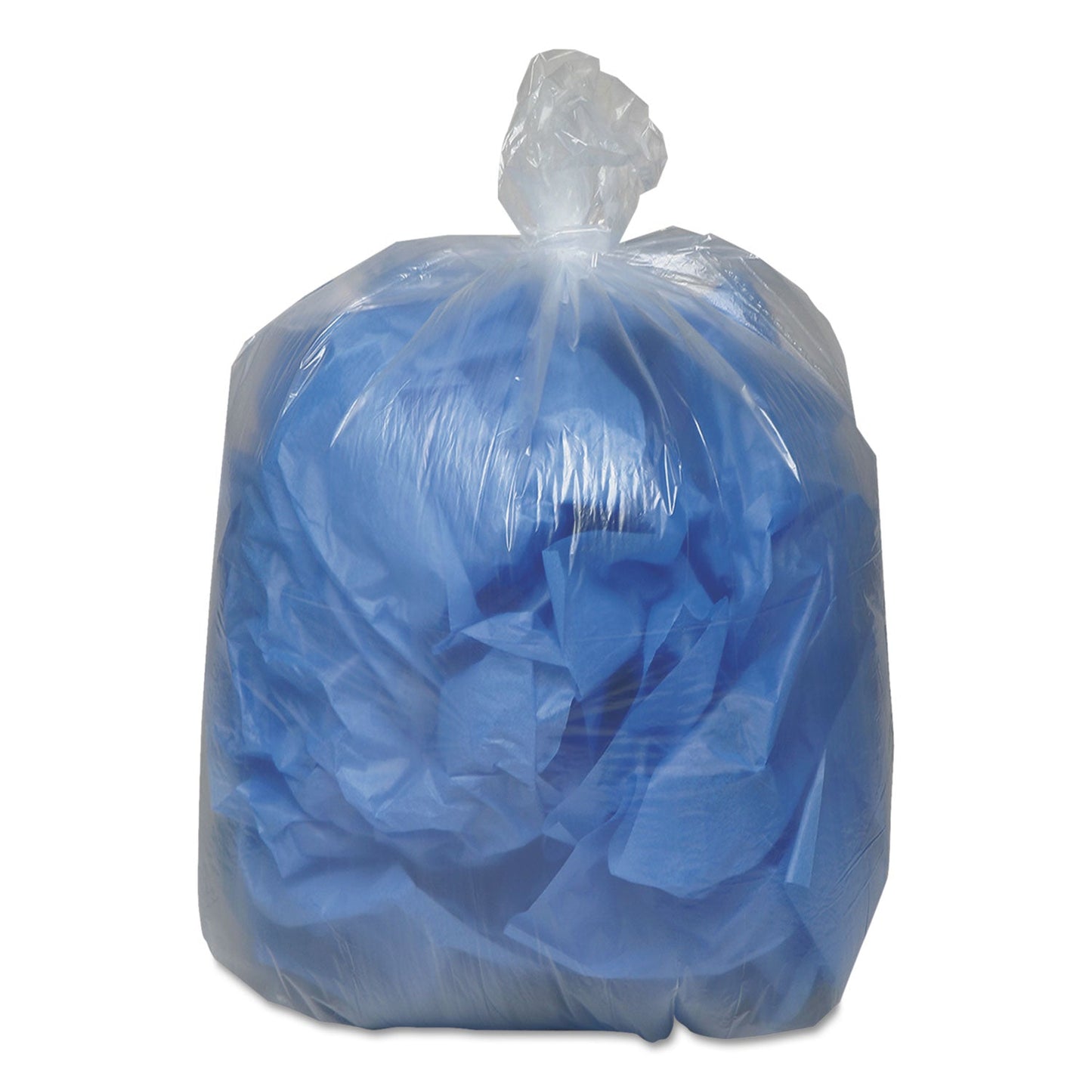 Classic Clear Linear Low-Density Can Liners, 33 gal, 0.63 mil, 33" x 39", Clear, 250/Carton