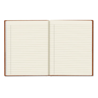 Blueline Da Vinci Notebook, 1 Subject, Medium/College Rule, Tan Cover, 9.25 x 7.25, 75 Sheets