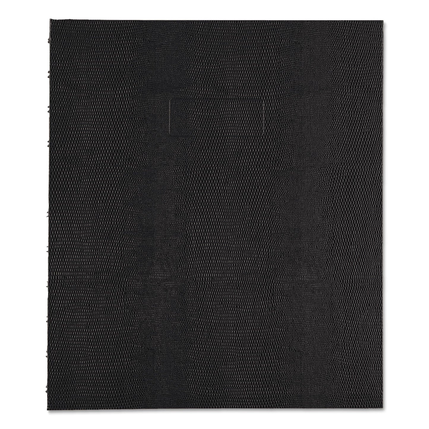 Blueline MiracleBind Notebook, 1 Subject, Medium/College Rule, Black Cover, 11 x 9.06, 75 Sheets