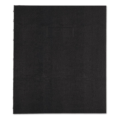 Blueline MiracleBind Notebook, 1 Subject, Medium/College Rule, Black Cover, 11 x 9.06, 75 Sheets