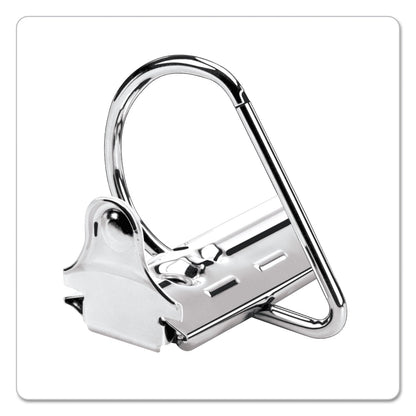 Cardinal ExpressLoad ClearVue Locking D-Ring Binder, 3 Rings, 4" Capacity, 11 x 8.5, White