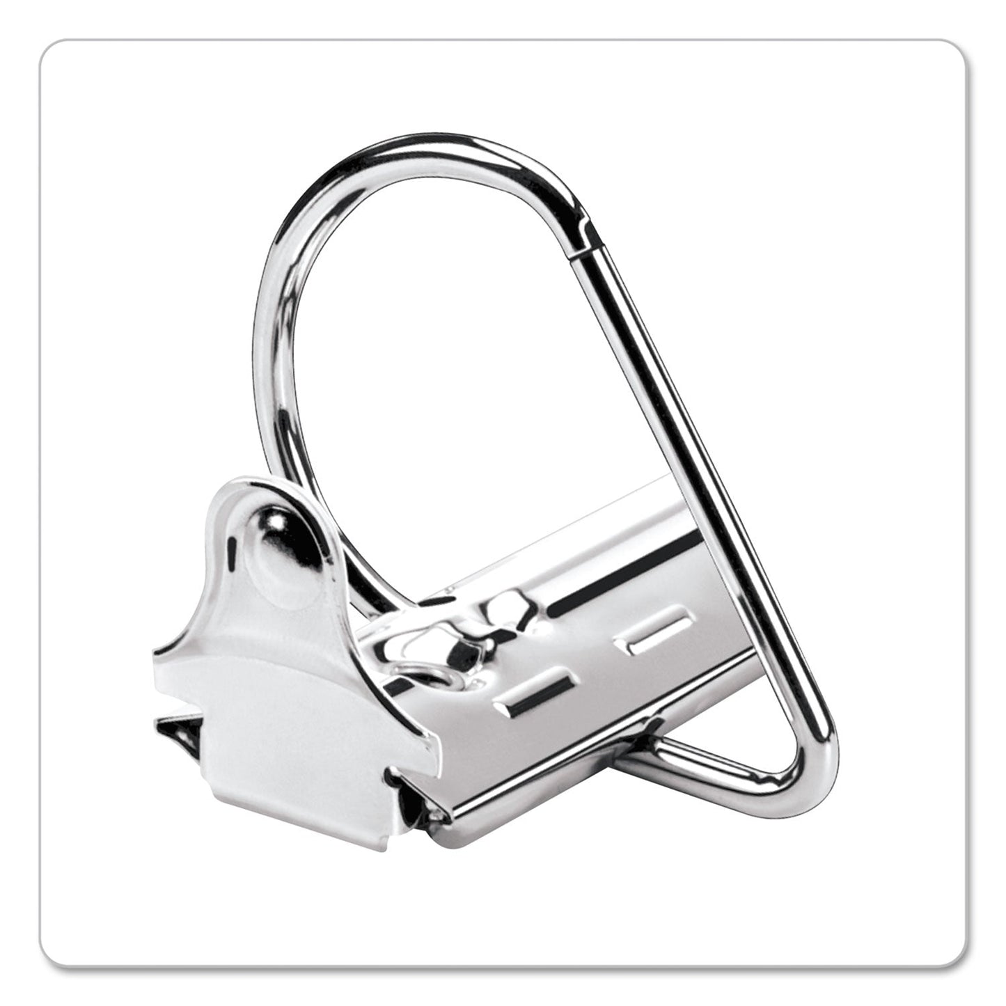 Cardinal ExpressLoad ClearVue Locking D-Ring Binder, 3 Rings, 2" Capacity, 11 x 8.5, White