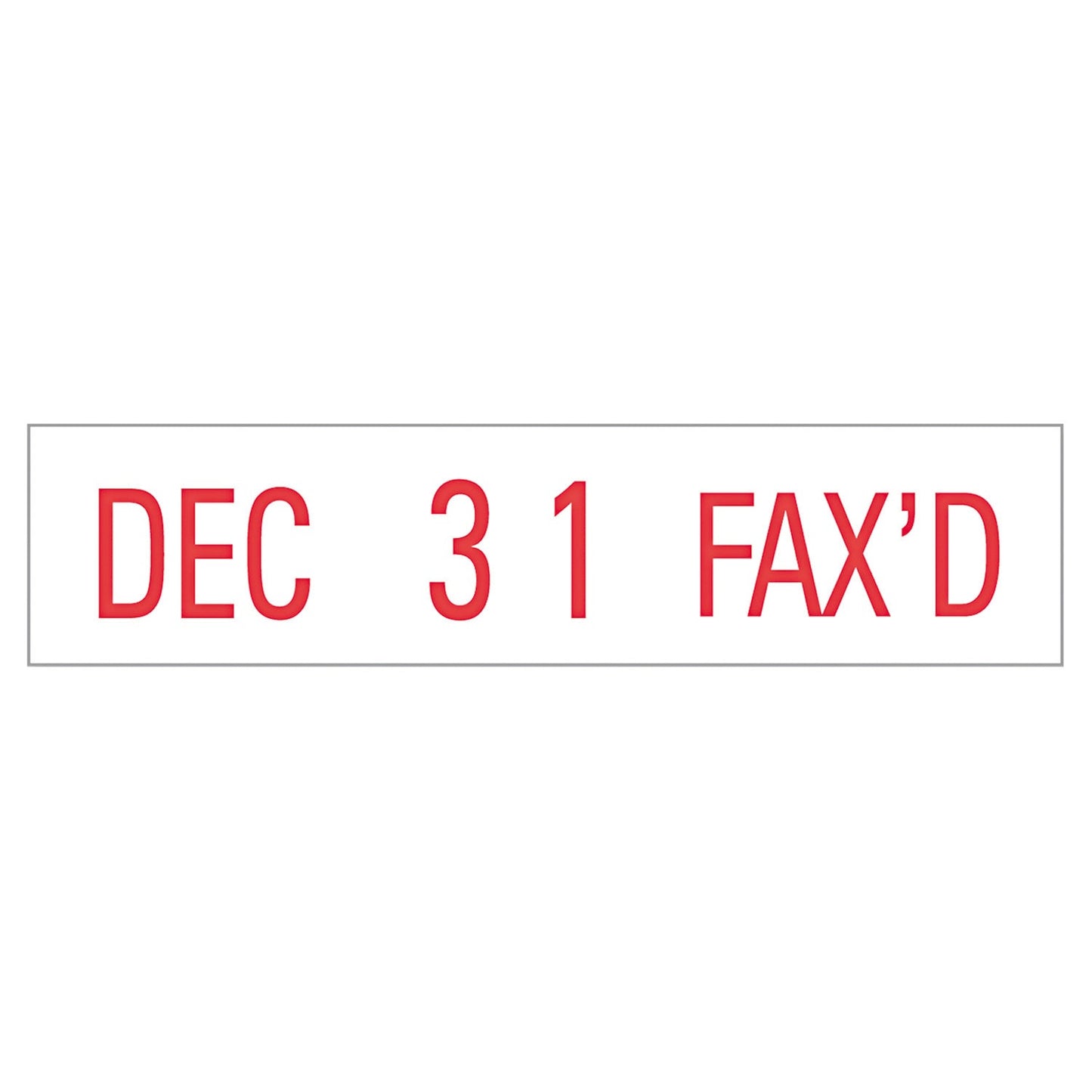 Xstamper VersaDater Line Dater, Message Dater, 1 x 0.16, Pre-Inked, Red