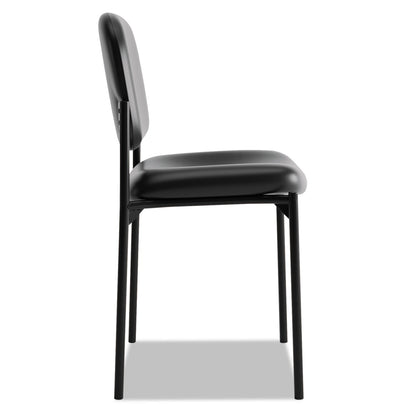 HON VL606 Stacking Guest Chair without Arms, Supports Up to 250 lb, Black