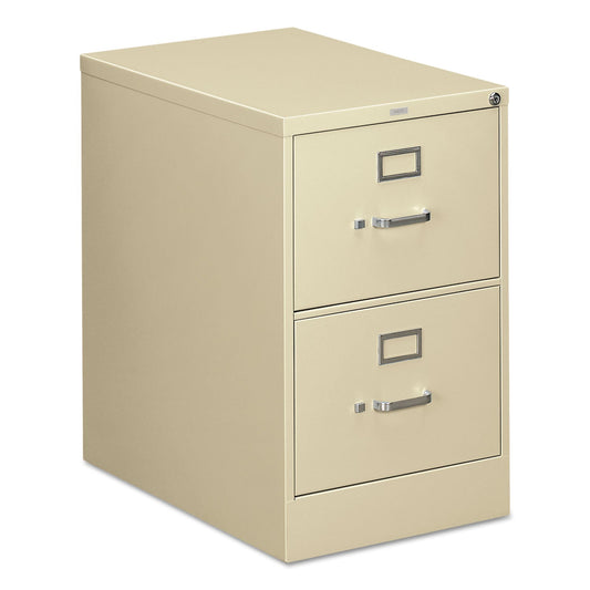 HON 310 Series Vertical File, 2 Legal-Size File Drawers, Putty, 18.25" x 26.5" x 29"