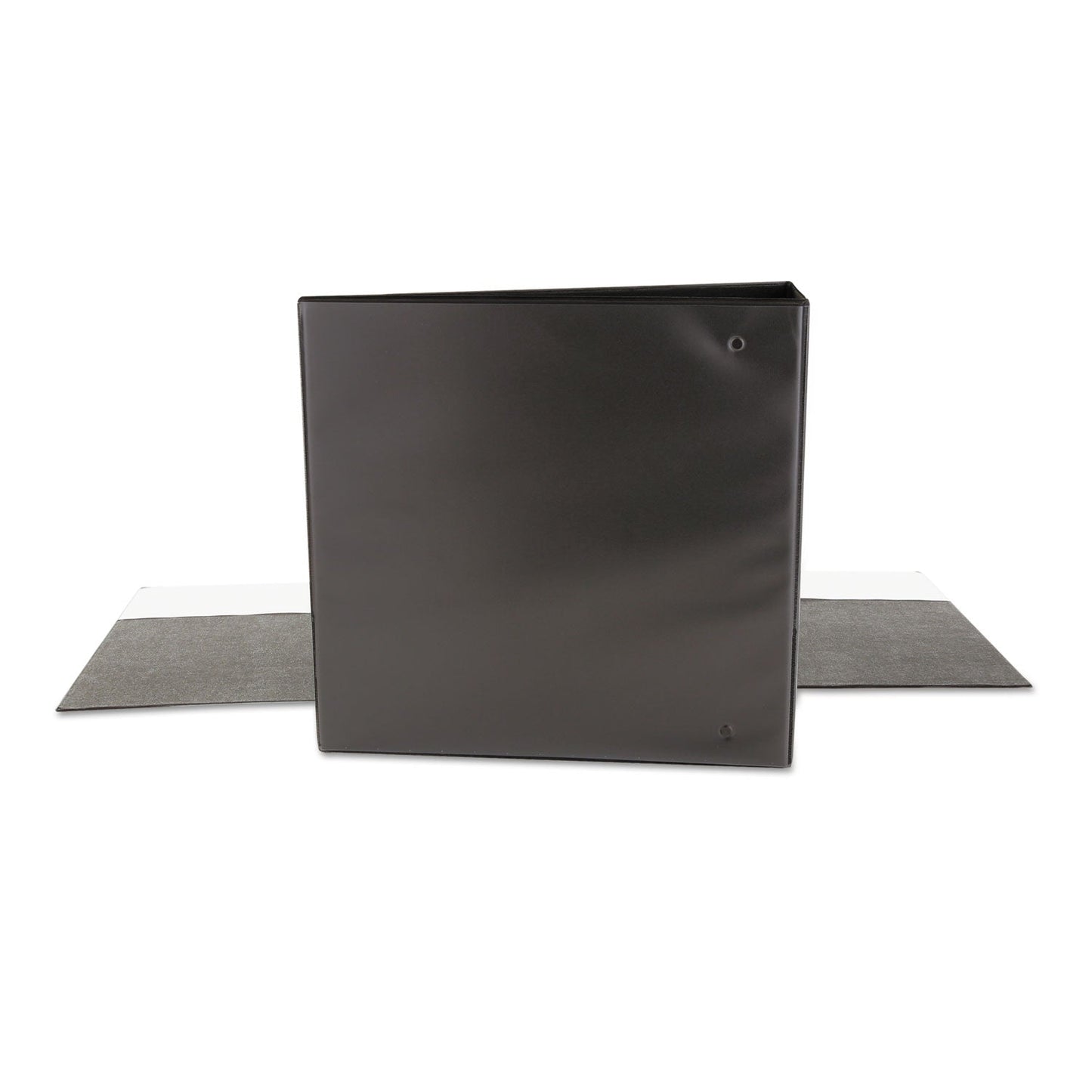 Universal Economy Round Ring View Binder, 3 Rings, 3" Capacity, 11 x 8.5, Black