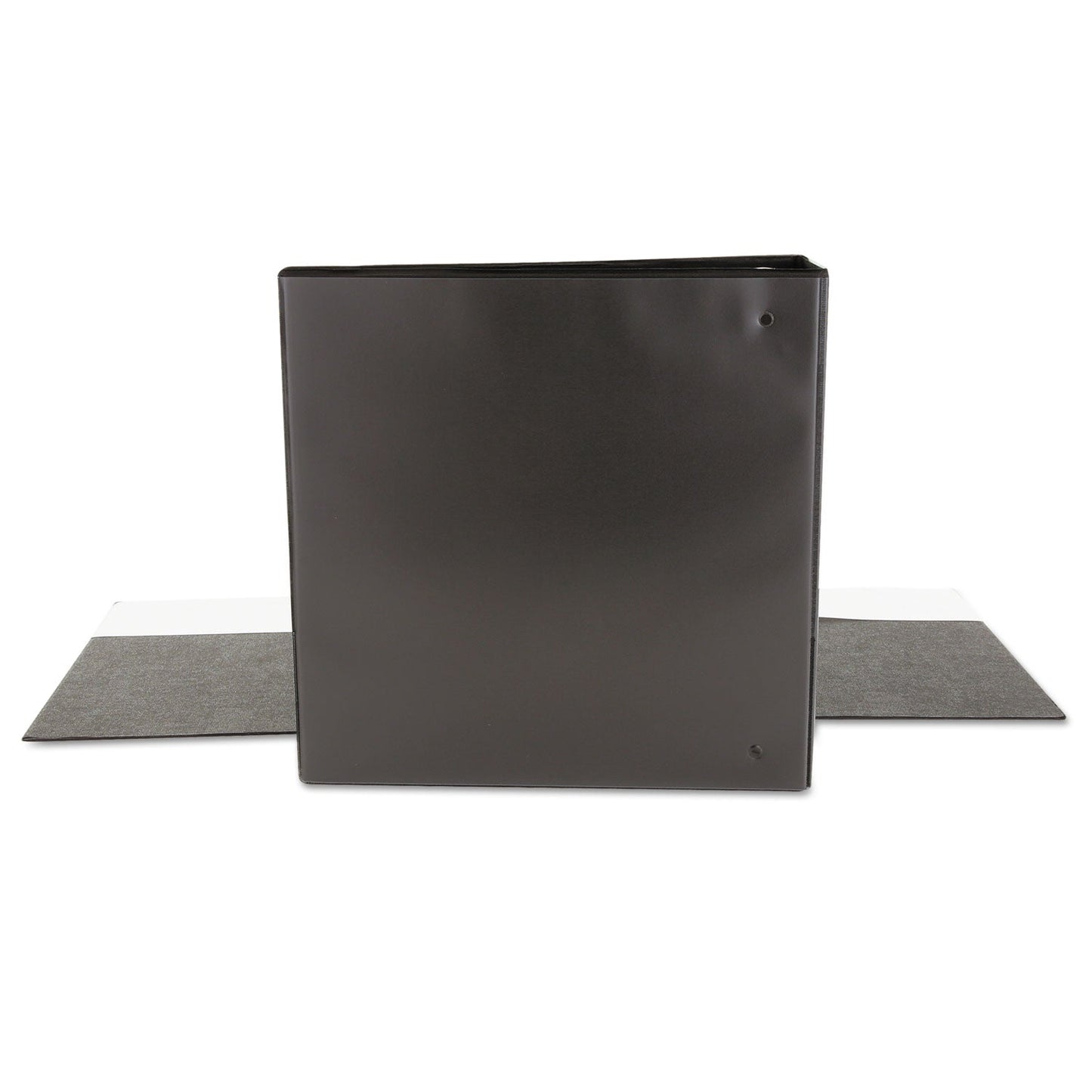 Universal Economy Round Ring View Binder, 3 Rings, 2" Capacity, 11 x 8.5, Black