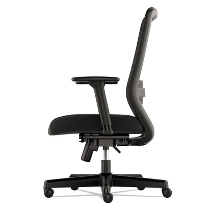 HON Exposure Mesh High-Back Task Chair, Supports Up to 250 lb, 18" to 21.5" Seat Height, Black