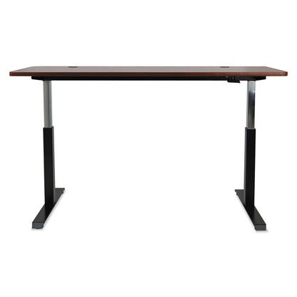 Alera AdaptivErgo Pneumatic Height-Adjustable Table Base, 59.06w x 28.35d x 26.18 to 39.57h, Black