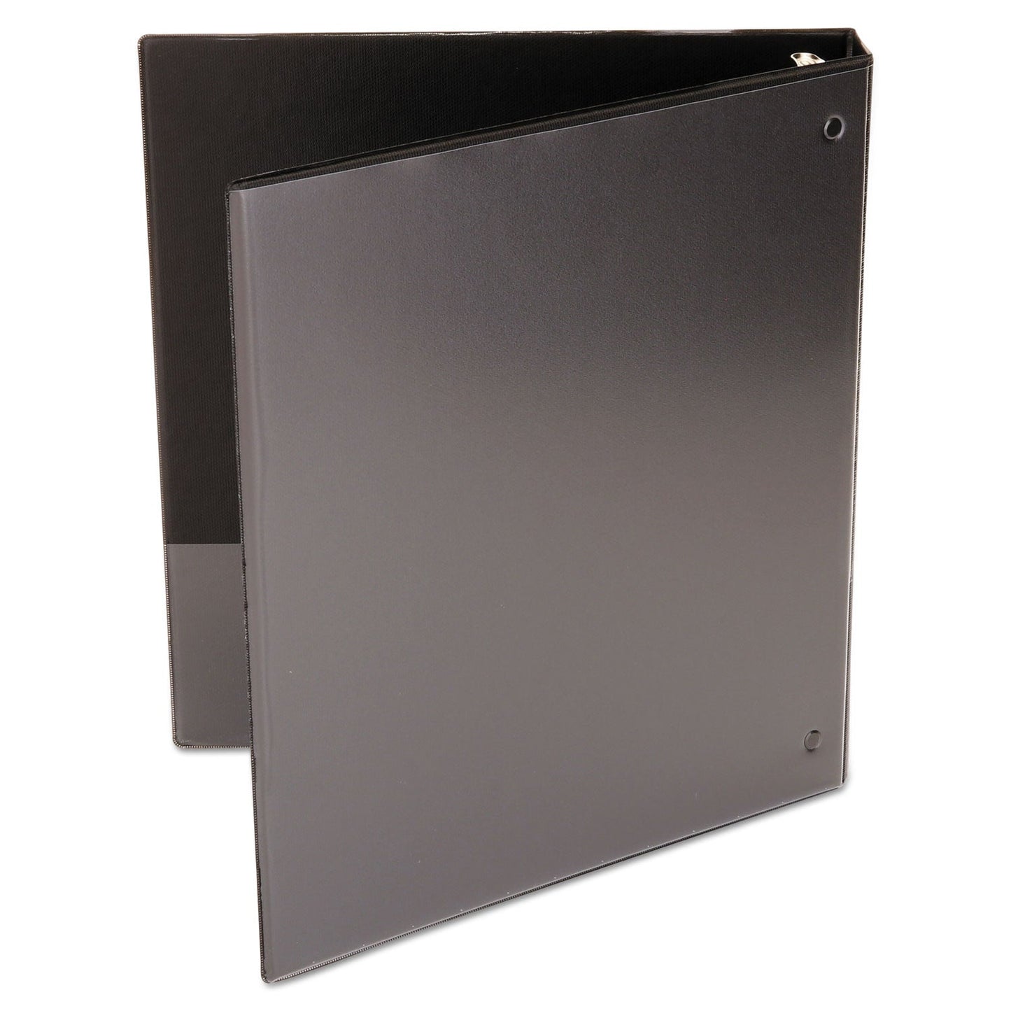 Universal Economy Round Ring View Binder, 3 Rings, 1" Capacity, 11 x 8.5, Black