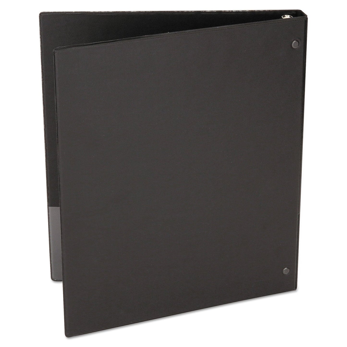 Universal Economy Non-View Round Ring Binder, 3 Rings, 1" Capacity, 11 x 8.5, Black