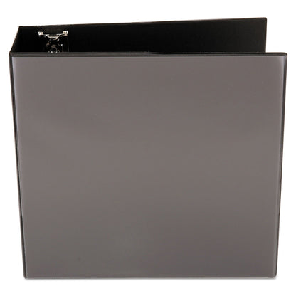 Universal Slant D-Ring View Binder, 3 Rings, 4" Capacity, 11 x 8.5, Black