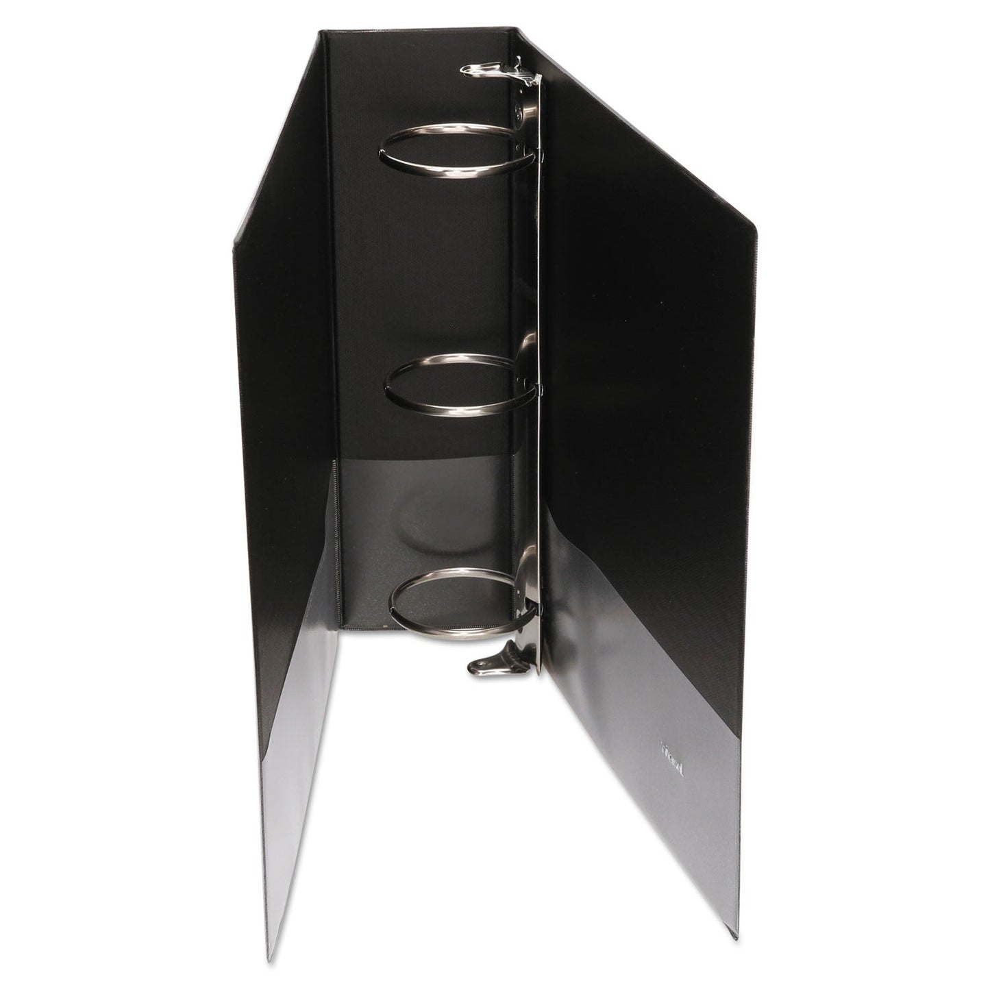 Universal Economy Round Ring View Binder, 3 Rings, 3" Capacity, 11 x 8.5, Black