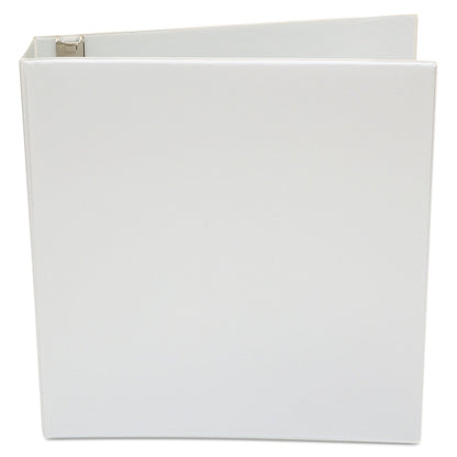 Universal Economy Round Ring View Binder, 3 Rings, 1.5" Capacity, 11 x 8.5, White