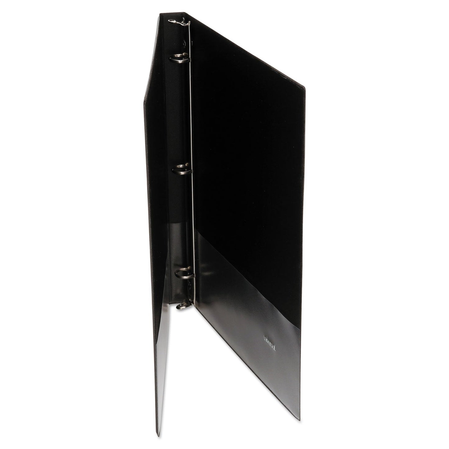 Universal Economy Non-View Round Ring Binder, 3 Rings, 1" Capacity, 11 x 8.5, Black