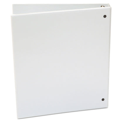 Universal Economy Round Ring View Binder, 3 Rings, 1" Capacity, 11 x 8.5, White
