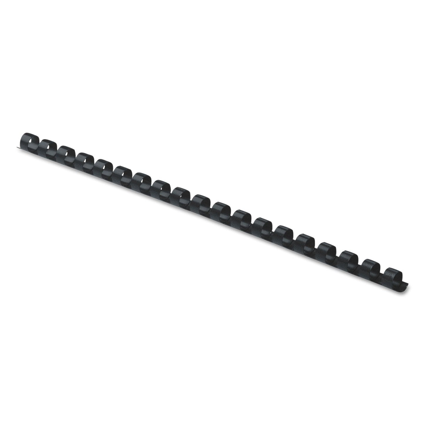Fellowes Plastic Comb Bindings, 5/16" Diameter, 40 Sheet Capacity, Black, 100/Pack