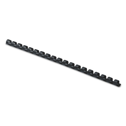 Fellowes Plastic Comb Bindings, 5/16" Diameter, 40 Sheet Capacity, Navy Blue, 100/Pack