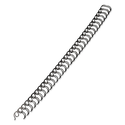 Fellowes Wire Bindings, 1/4" Diameter, 35 Sheet Capacity, Black, 25/Pack