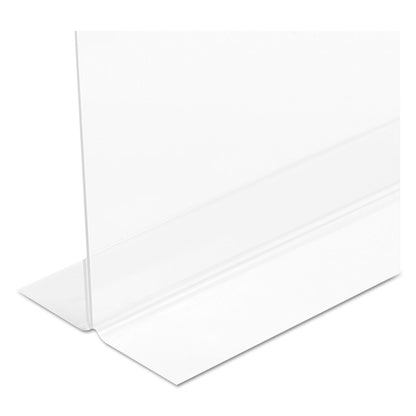 deflecto Classic Image Double-Sided Sign Holder, 11 x 8.5 Insert, Clear