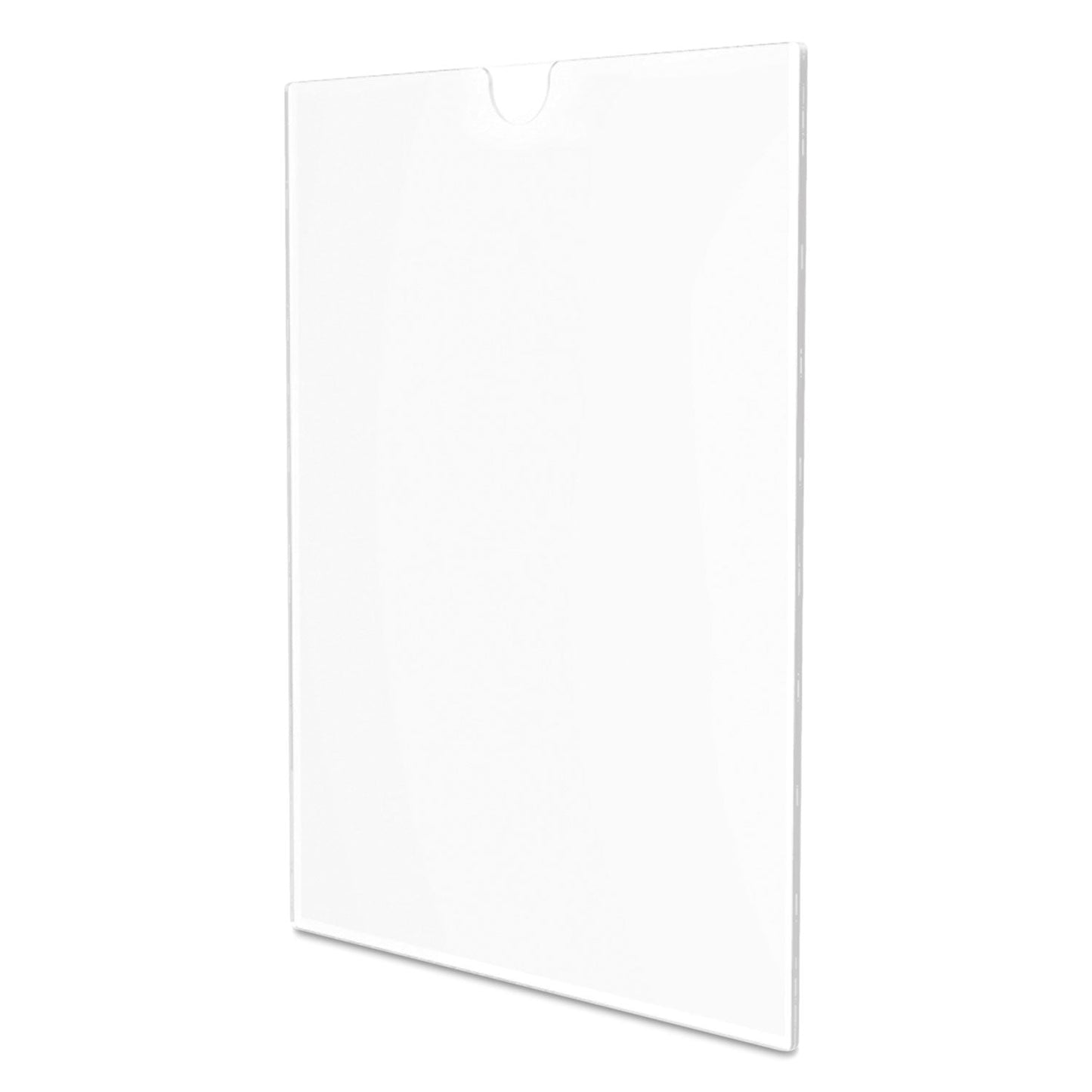 deflecto Superior Image Cubicle Sign Holder, 8.5 x 11 Insert, Clear