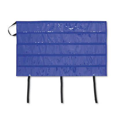 Carson-Dellosa Education Border Storage Pocket Chart, Blue/Clear, 41" x 24.5"