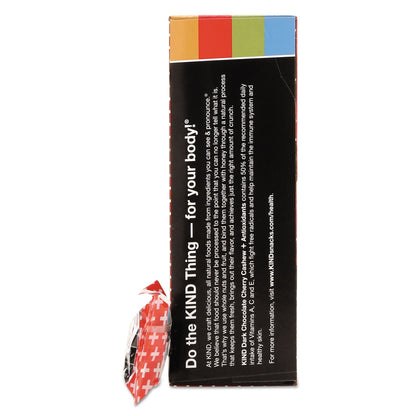 KIND Plus Nutrition Boost Bar, Dk ChocolateCherryCashew/Antioxidants, 1.4 oz, 12/Box