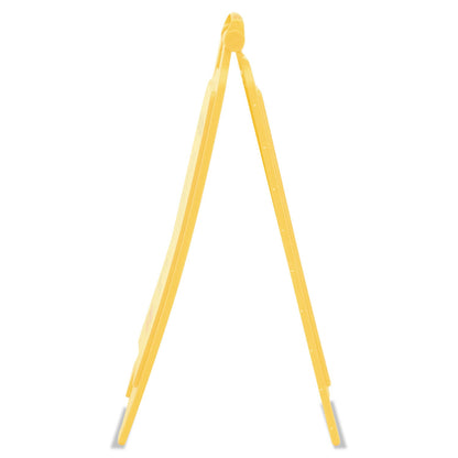 Rubbermaid Caution Wet Floor Sign, 11 x 12 x 25, Bright Yellow