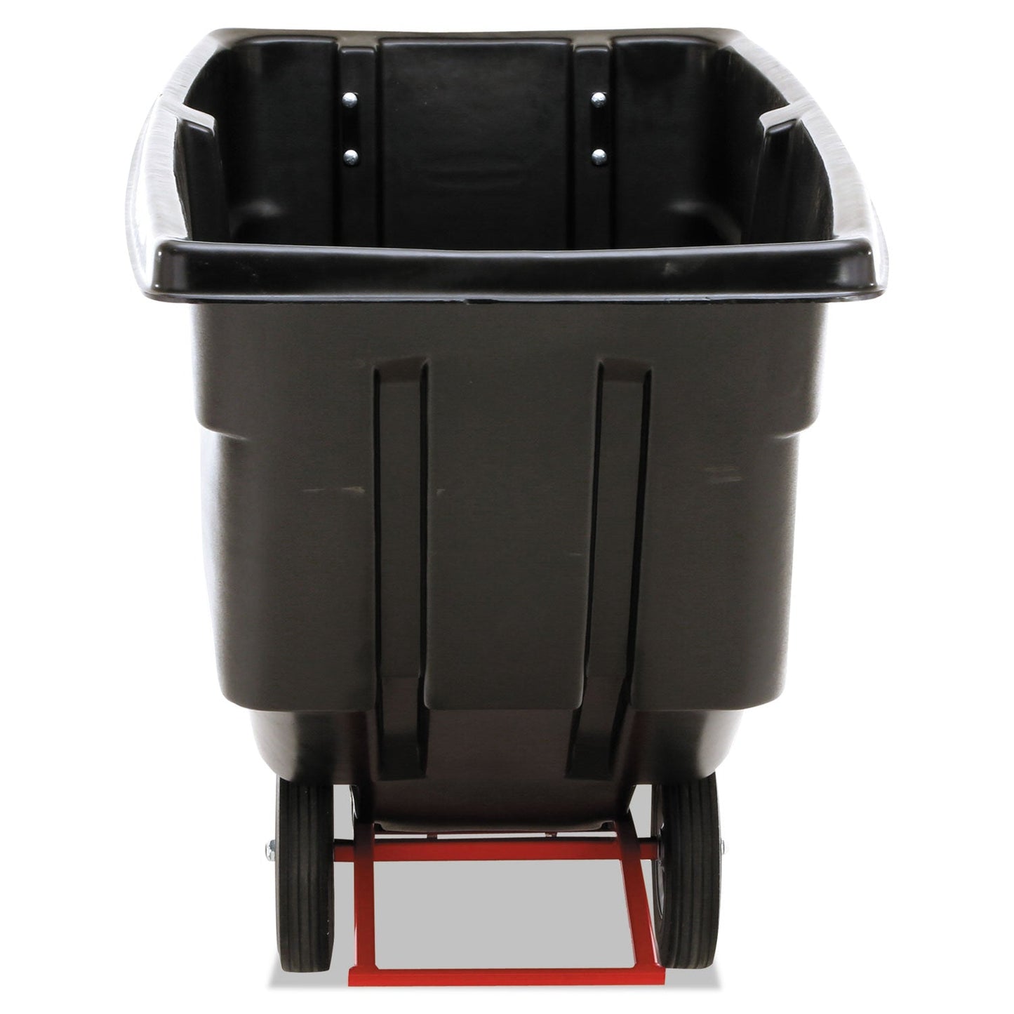 Rubbermaid Rotomolded Tilt Truck, Rectangular, Plastic, 850 lb Capacity, Black
