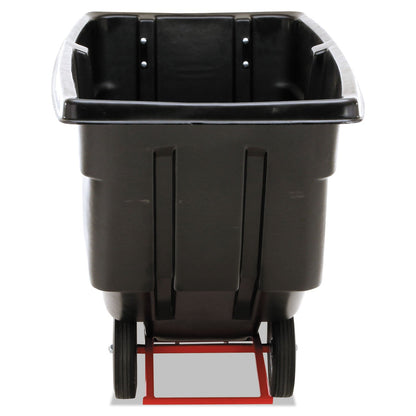 Rubbermaid Rotomolded Tilt Truck, Rectangular, Plastic, 850 lb Capacity, Black