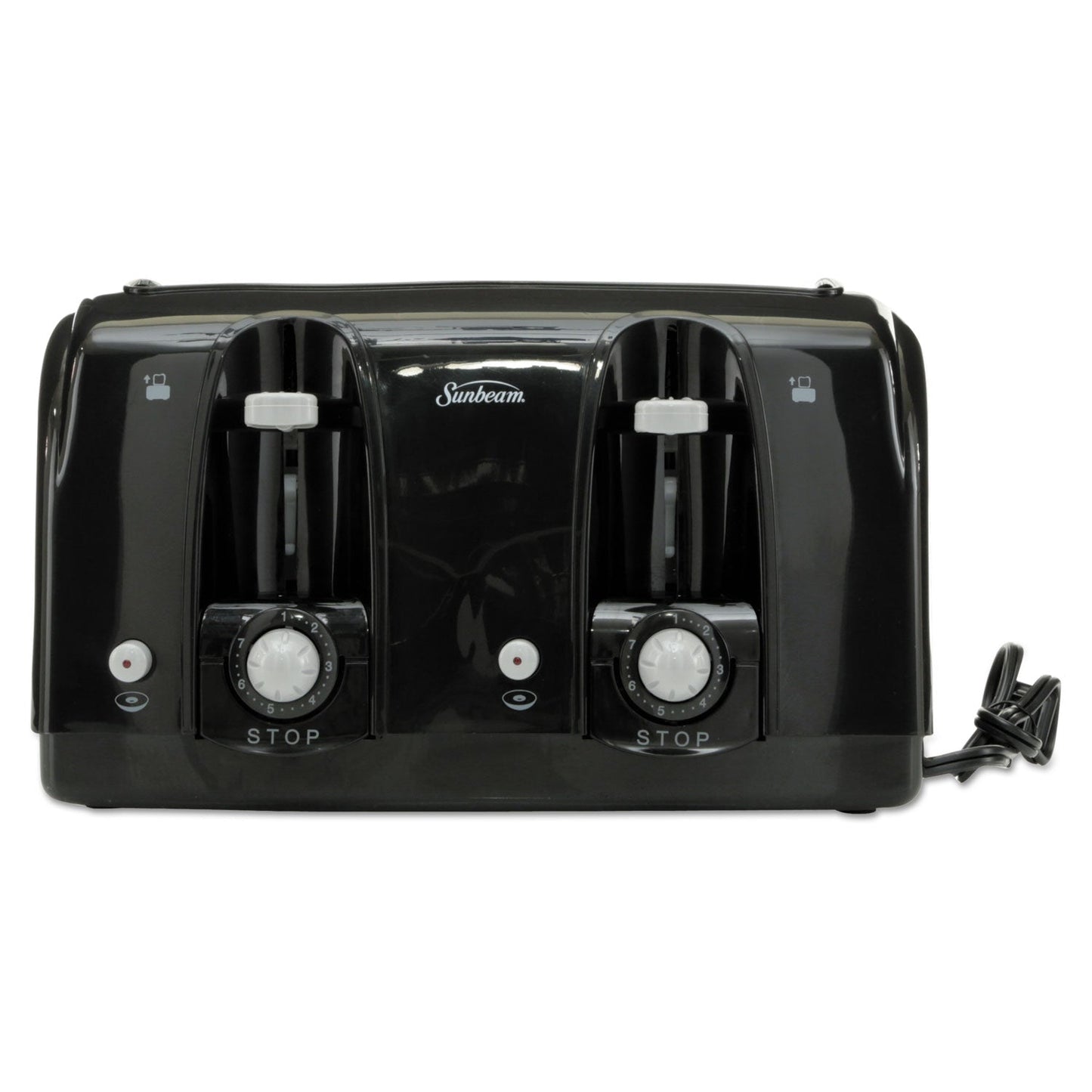 Sunbeam Extra Wide Slot Toaster, 4-Slice, 11.75 x 13.38 x 8.25, Black