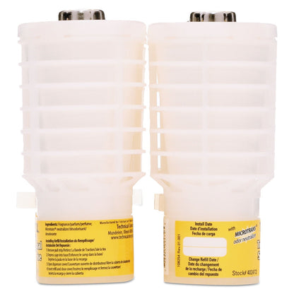 Rubbermaid TCell Microtrans Odor Neutralizer Refill, Tropical Sunrise, 48 mL, 6/Carton