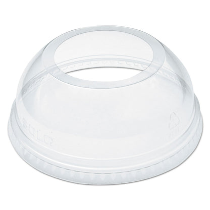 Dart Open-Top Dome Lid, Fits 16 oz to 24 oz Plastic Cups, Clear, 1.9" Dia Hole, 1,000/Carton