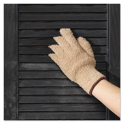Master Caster CleanGreen Microfiber Dusting Gloves, 5" x 10, Pair