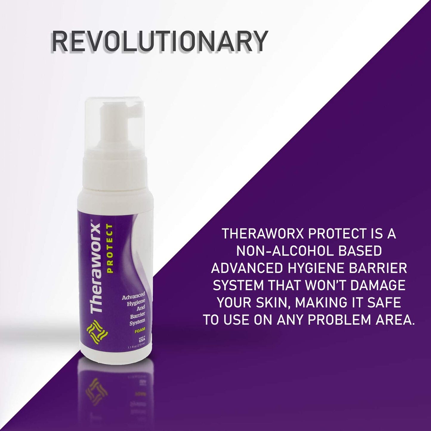 Theraworx™ Rinse-Free Foaming Body Wash 8 oz. HXC-08Z