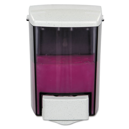 San Jamar Oceans Soap and Hand Sanitizer Dispenser, 30 oz, 4.13 x 4.25 x 6.13, Black