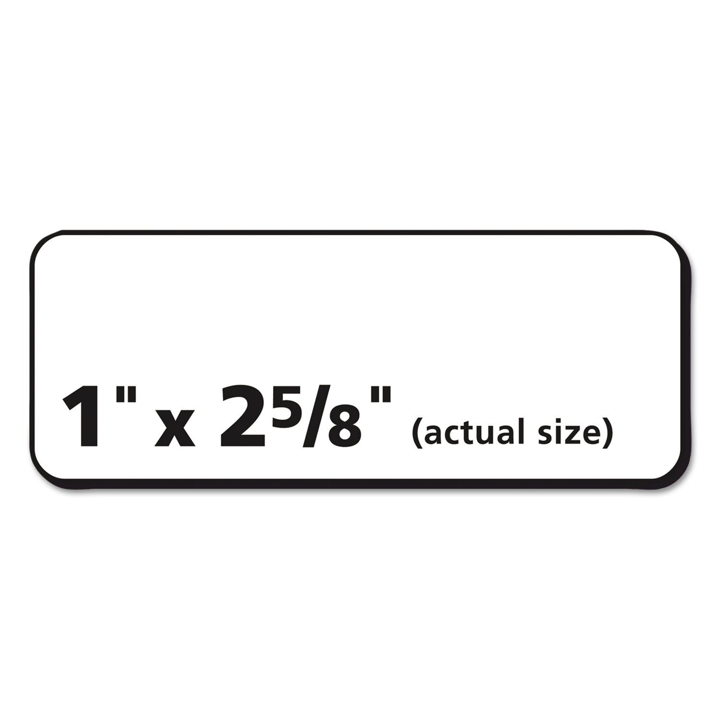 Avery Matte Clear Easy Peel Mailing Labels w/ Sure Feed Technology, Laser Printers, 1 x 2.63, Clear, 30/Sheet, 25 Sheets/Box