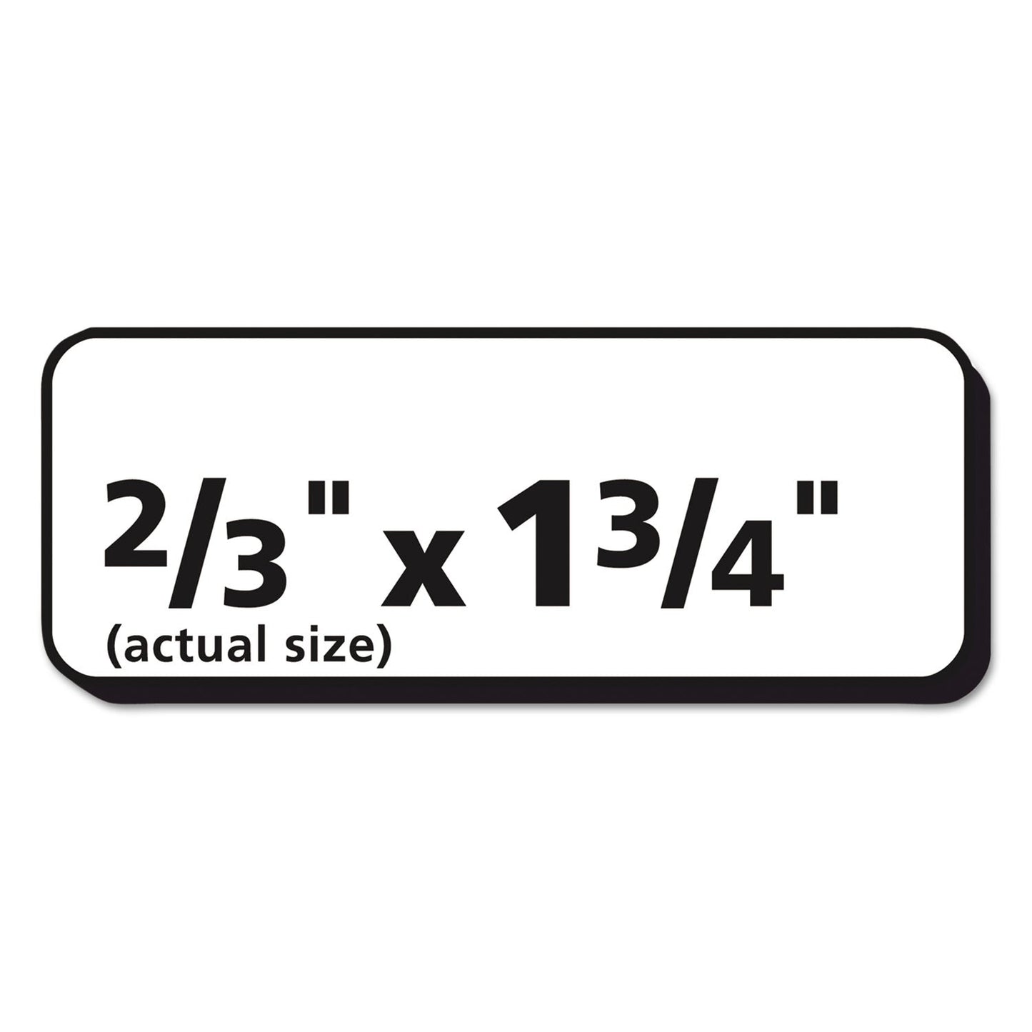 Avery Matte Clear Easy Peel Mailing Labels w/ Sure Feed Technology, Laser Printers, 0.66 x 1.75, Clear, 60/Sheet, 10 Sheets/Pack