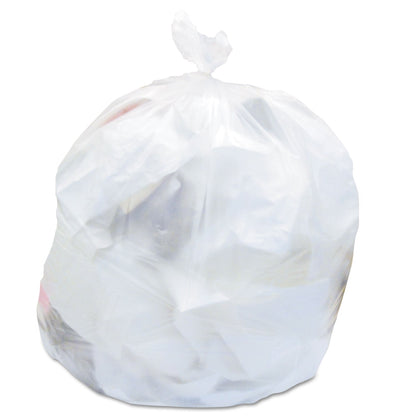 Heritage High-Density Waste Can Liners, 10 gal, 6 microns, 24" x 24", Natural, 1,000/Carton