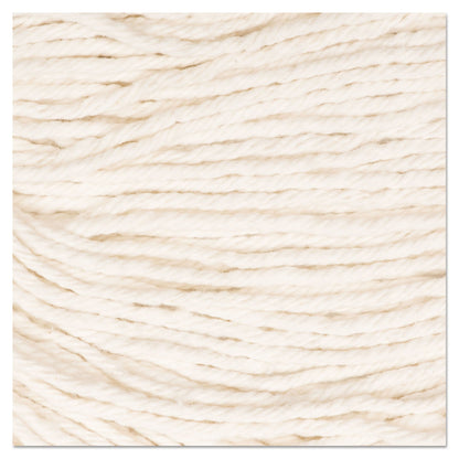 Boardwalk Super Loop Wet Mop Head, Cotton/Synthetic Fiber, 5" Headband, Medium Size, White