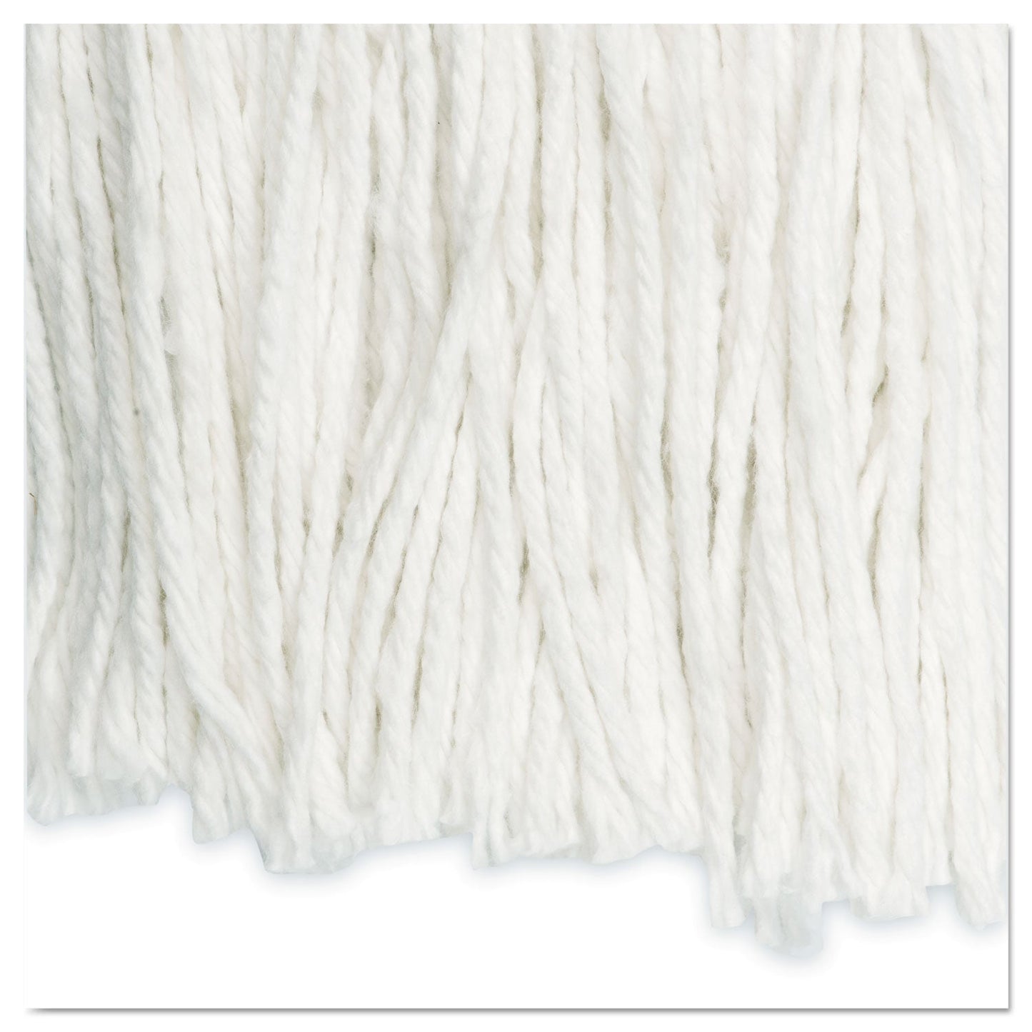 Boardwalk Cut-End Wet Mop Head, Rayon, No. 24, White