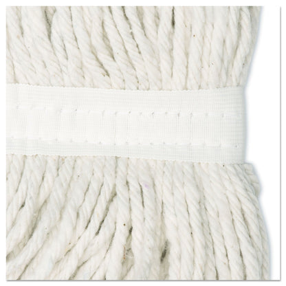Boardwalk Cut-End Wet Mop Head, Rayon, No. 20, White