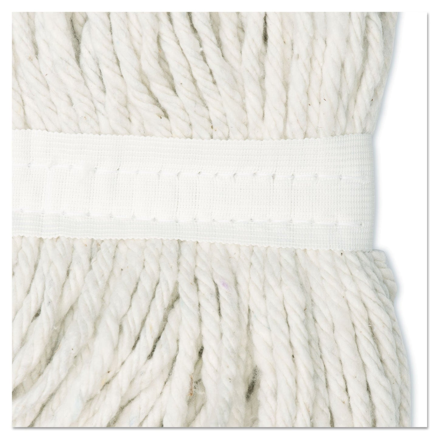 Boardwalk Cut-End Wet Mop Head, Rayon, No. 24, White