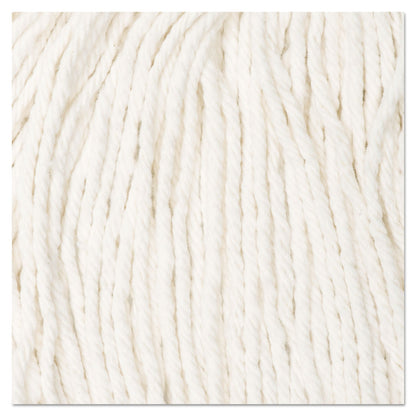 Boardwalk Cut-End Wet Mop Head, Rayon, No. 24, White