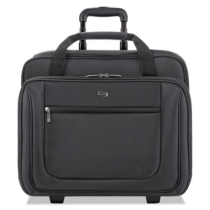 Solo Classic Rolling Case, Fits Devices Up to 17.3", Polyester, 17.5 x 9 x 14, Black