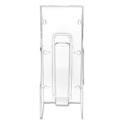 deflecto Stand-Tall Wall-Mount Literature Rack, Leaflet, 4.56w x 3.25d x 11.88h, Clear
