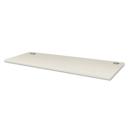 HON Voi Rectangular Worksurface, Two Grommets, 60" x 24" x , Silver