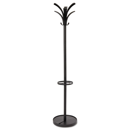 Alba Brio Coat Stand, 13.75w x 13.75d x 66.25h, Black
